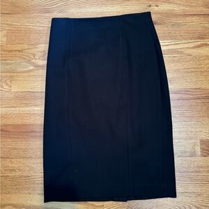 Banana Republic black wool skirt